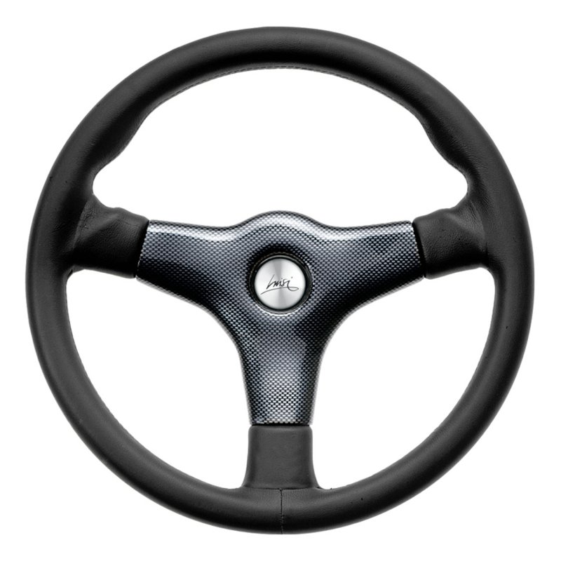 Luisi Giba 3 Elegant Sportlenkrad Leder Carbon Look mit TÜV Prüfbericht